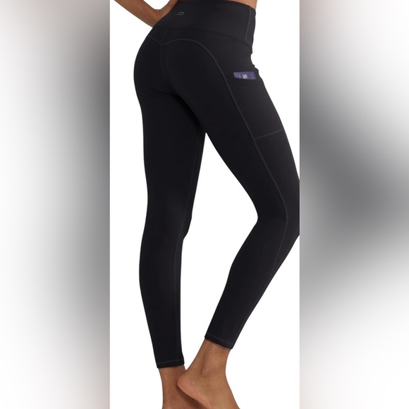 Along fit Classic Black high waisted pocket Women's Leggings Sz L - Picture 15 of 15